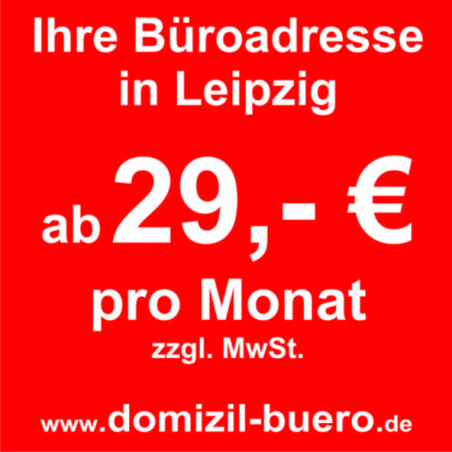 Geschäftsadresse, Firmensitz, virtuelles Büro, Büroservice, virtual Office in Le - Dienstleistungen Business Gewerbe - Leipzig