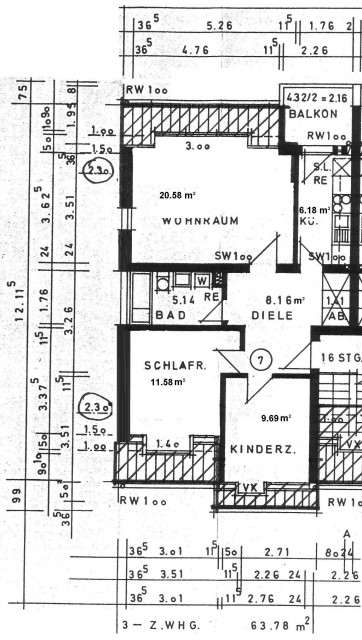 3-Zimmer-Dachgeschosswohnung mit Südblick und Loggia - Immobilien - Verden