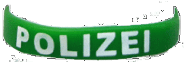 Silikon-Armband  Motiv Polizei -10 mm breit NEUOVP - Hobby Spiele - Hammersbach