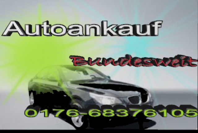 Autoankauf, Gebrauchtwagenankauf, Auto Ankauf für den Export, Unfallwagen, Front - Sonstige Anzeigen - Rosenheim