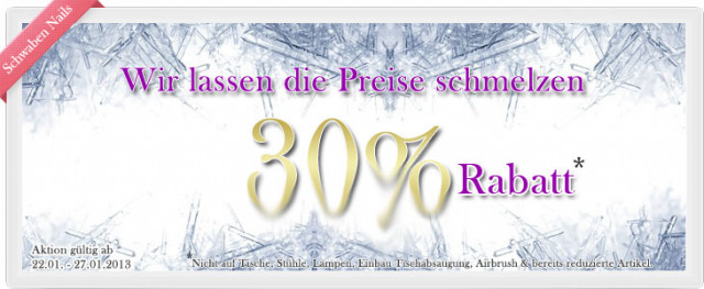 30 % Rabatt auf Nageldesign und Fußpflege Produkte - Kleidung Schmuck Accessoires - Ulm