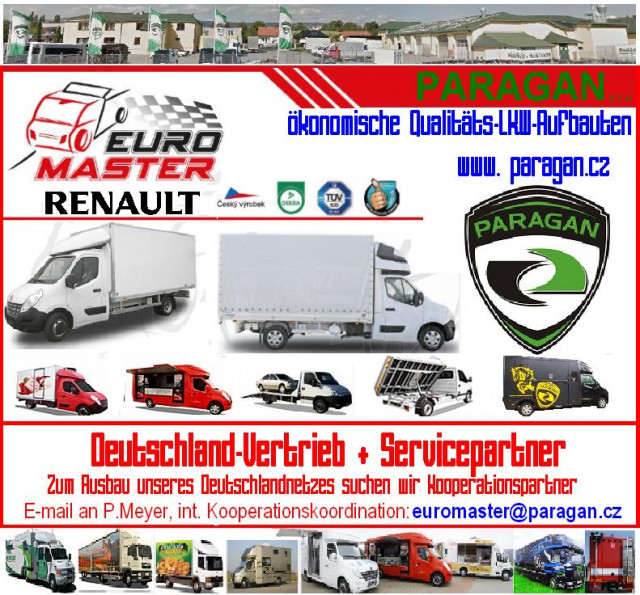 Vertriebspartner LKW Auf+Umbauten gesucht insb. Renault Master, auch Pferdetrans - Autos nach Marken - Hranice-Drahotuse-CZ