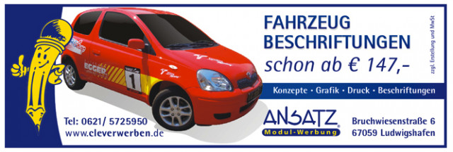 Autobeschriftungen ab 147 € - Autos nach Marken - Ludwigshafen
