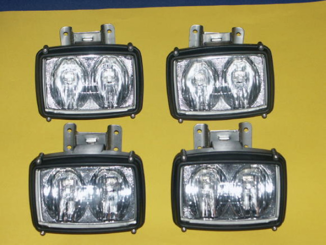 4 x Arbeitsscheinwerfer Twin Power incl. 8 x H 3 Birnen 12/24 V - Autos nach Marken - mannheim