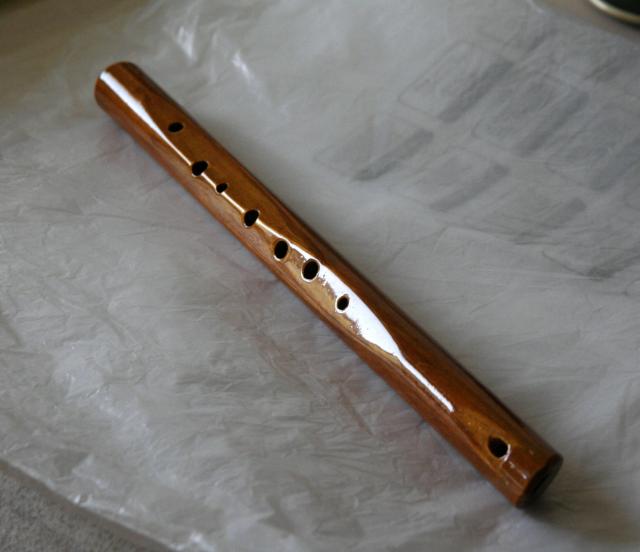 Flöte 1 Holz  flute  Indean aus Canada  - Musik - Volklingen