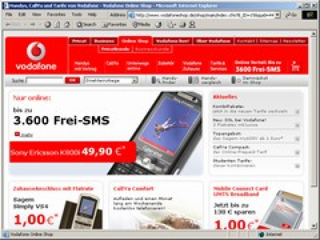 ONLINE SHOP - Unterwegs online mit dem Handy - Telekommunikation - BERLIN