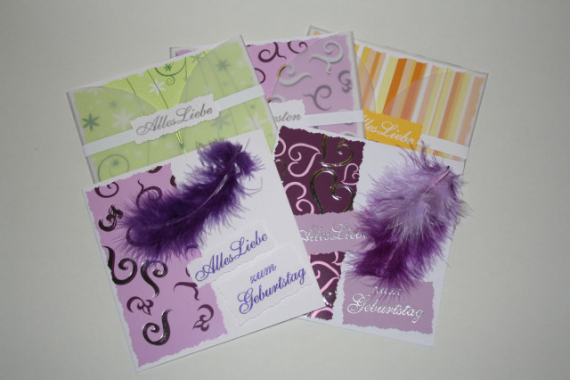 Einladungskarten/Glückwunschkarten Geburtstag/Hochzeit/Konfirmation/Geburt       - Hobby Spiele - Owschlag