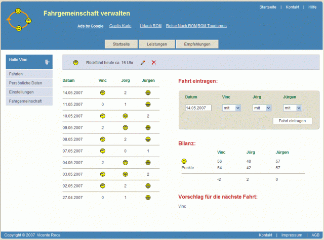 Www.meine-fahrgemeinschaft.de - Mitfahrgelegenheit - Reutlingen