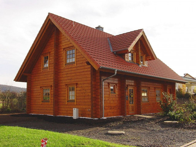 Massivblockhaus Wohnblockhaus Blockhaus Holzhaus - Immobilien - Wehretal