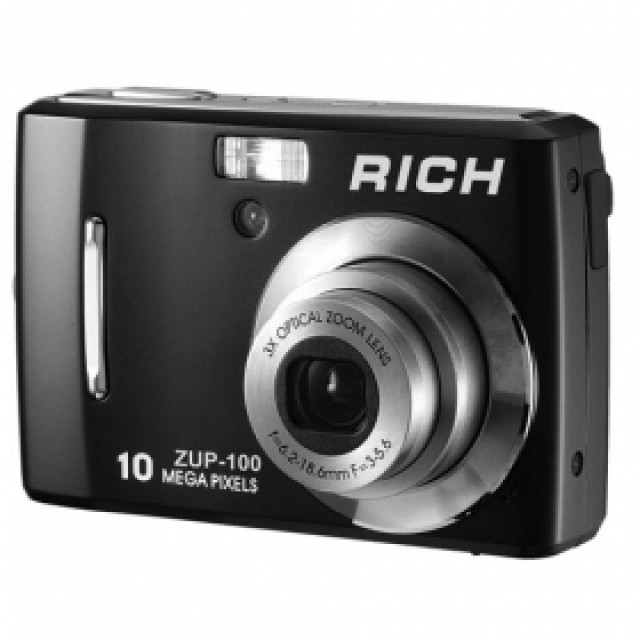 RICH 10.0mp CCD-Digitalkamera mit 2,7-Zoll-LCD-Display 3x optischer Zoom 5x Digi - Tv Hifi Video Audio - greven