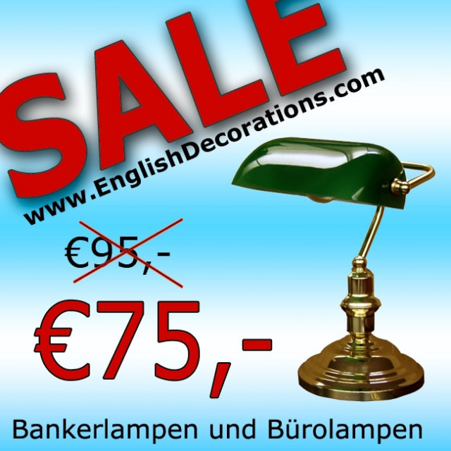Bankerlampe und Bürolampen im klassisch englischen Stil - Moebel Haushalt - amsterdam