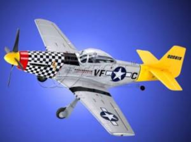 P51 Mustang RC Flugzeug BRUSHLESS Lipo 2,4 GHz Art-Tech - Modellbau - Oberkotzau