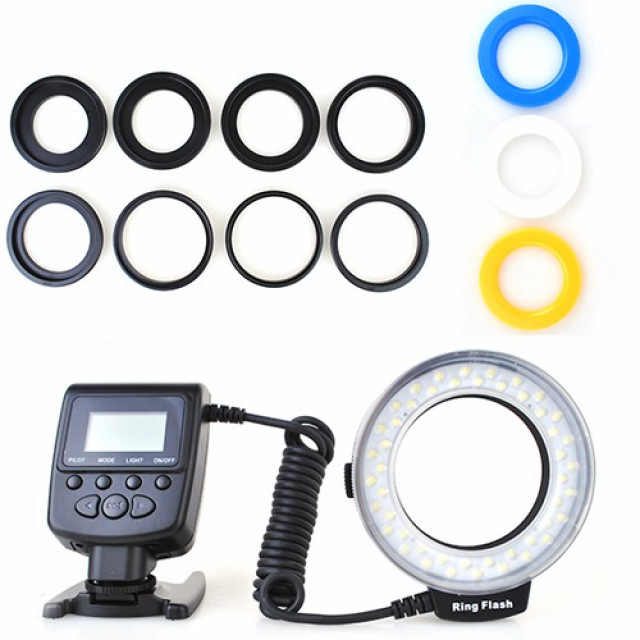 48 LED Ringlicht Ringleuchte Makro Ringleuchte - Foto Film Cam Optik - Thun