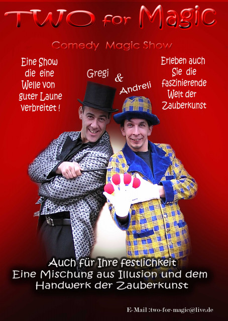Two for Magic comedy Magic - Veranstaltungen Termine - mölln