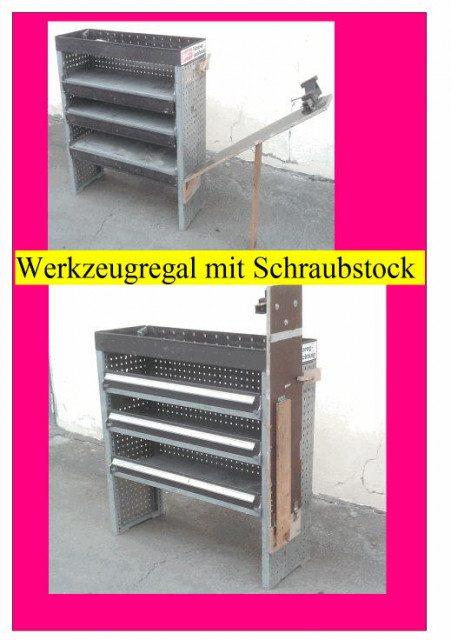 Werkzeug- Regal für Transporter: Sprinter, Trafic, Jumper, T 4, Vito o.ä. - Autos nach Marken - Görlitz