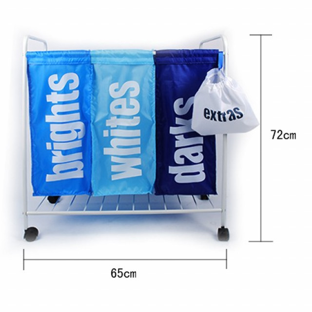 Wäschesortierer 3 Fächern Wäschesammler - Moebel Haushalt - Thun