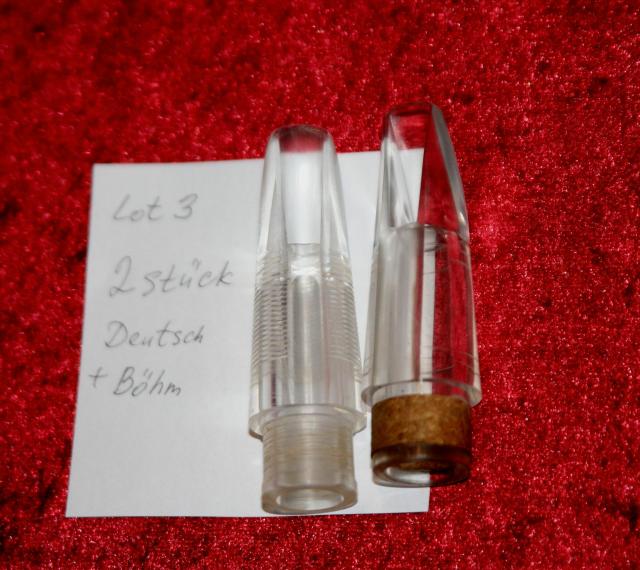 Klarinette Mundstuck Lot  3  zwei Stuck - Musik - Volklingen