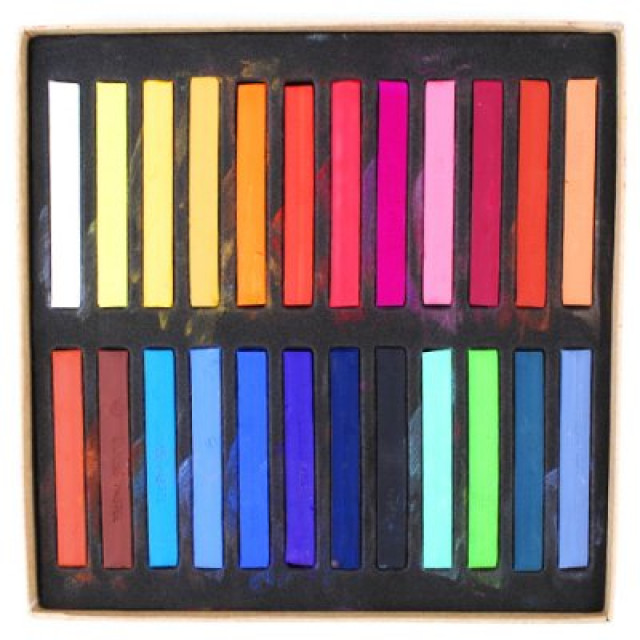 24 Farben Hair Chalk Haarkreide non-toxic Hair Soft Pastels - Wellness Gesundheit - Thun
