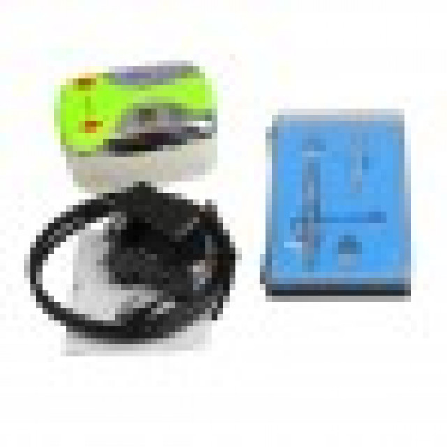 Airbrush Set mit Kompressor HS08-3AC-SK grün - Handwerk Hausbau Garten - Thun