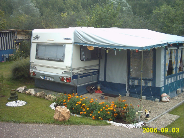 Wohnwagen Fendt mit Stellplatz in Trausnitz a. See/Opf. - Camping - Burgthann